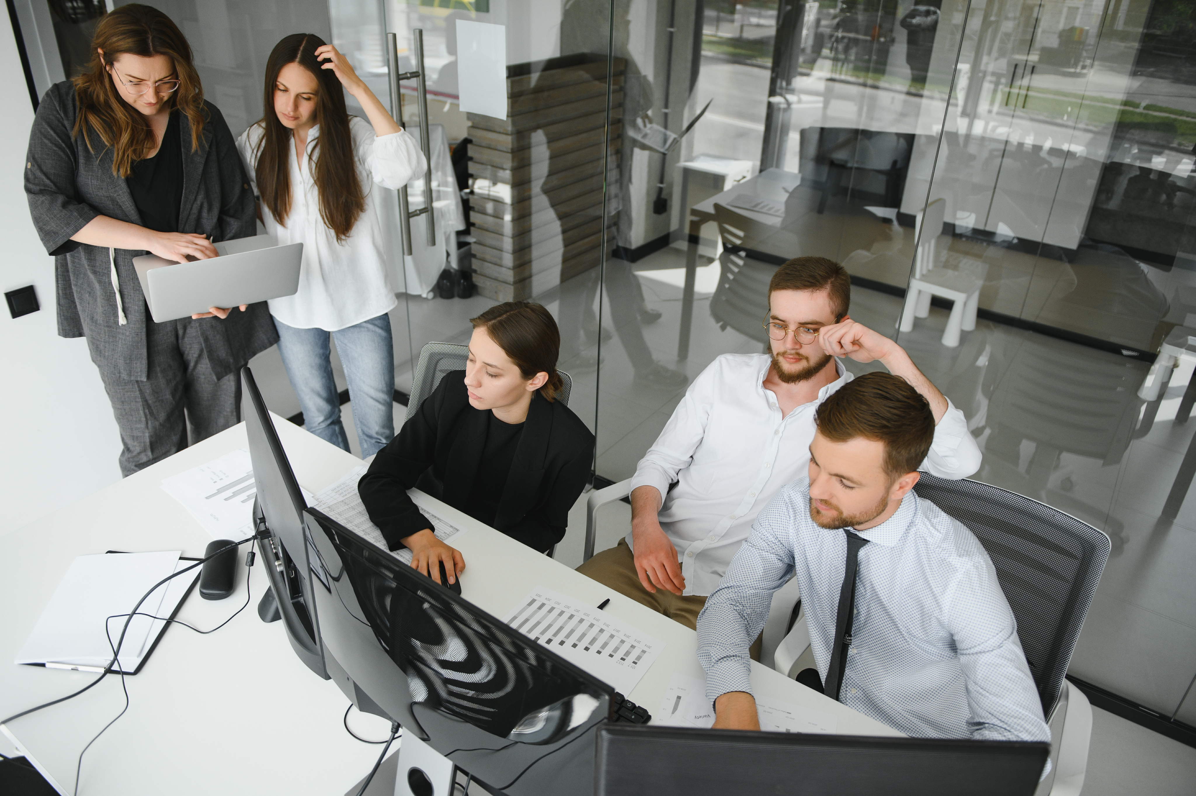 Team working together